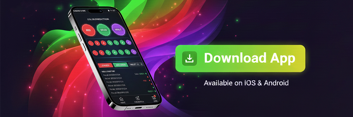 Daman Game Hero Banner with app mockup, Call to Action button