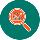 Pattern Analysis icon (magnifying glass)