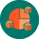 Probability icon (pie chart)